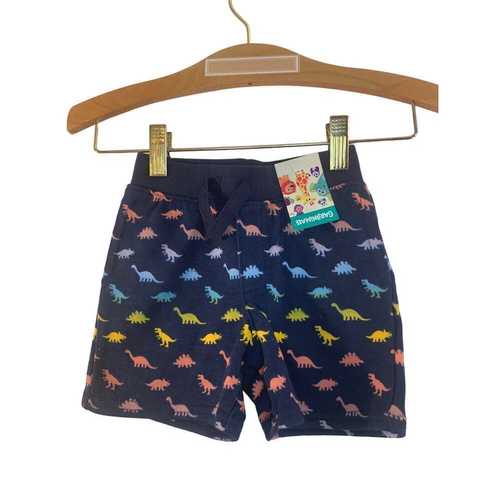 GARANIMALS Boy’s Pull On Dinosaur Print Shorts / Size: 12 Months
